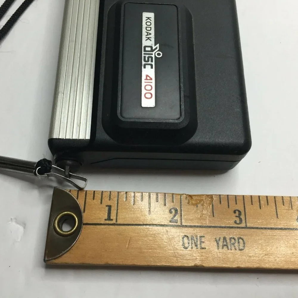 Vintage Kodak 4100 Disc Camera Photography With Neck Strap